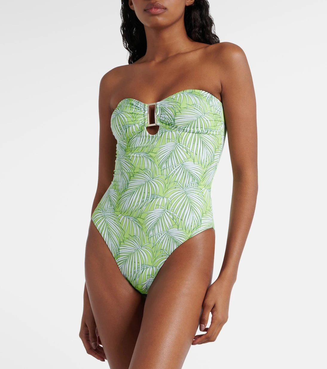 Melissa Odabash - Como printed strapless swimsuit