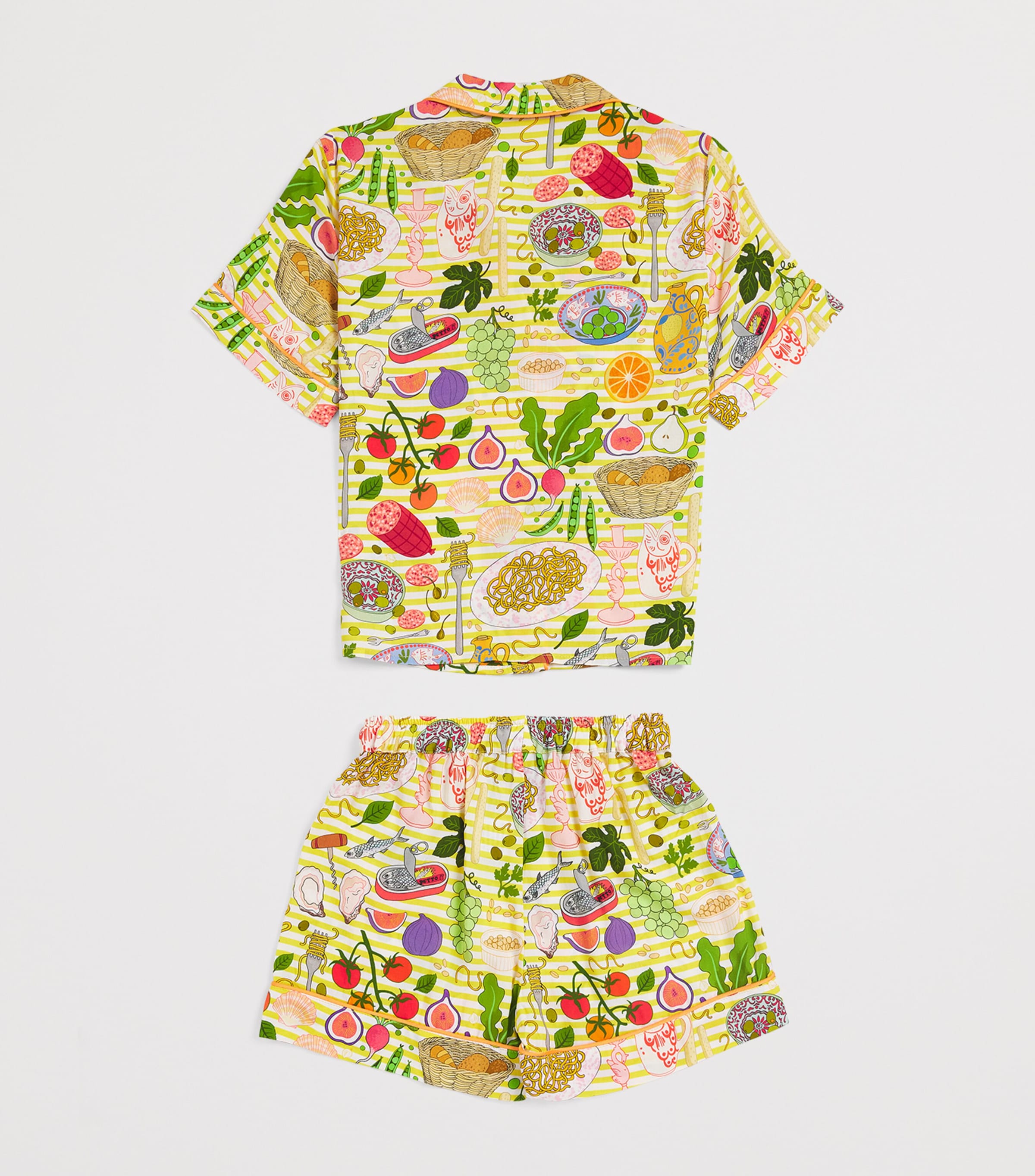 KAREN MABON KIDS Antipasti Print Short Pyjama Set (2-13 Years)