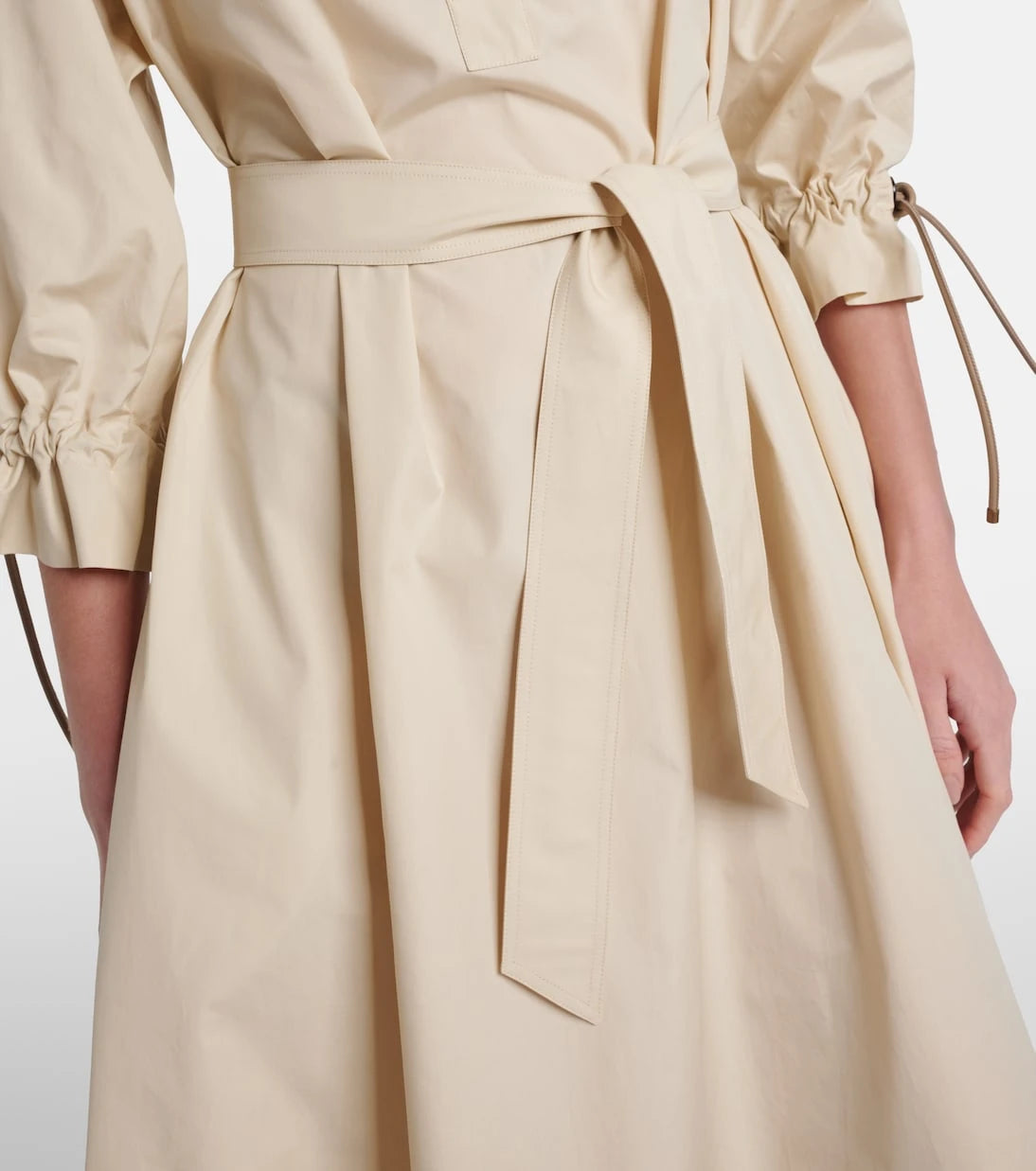 Max Mara - Mirto oversized cotton poplin shirt dress