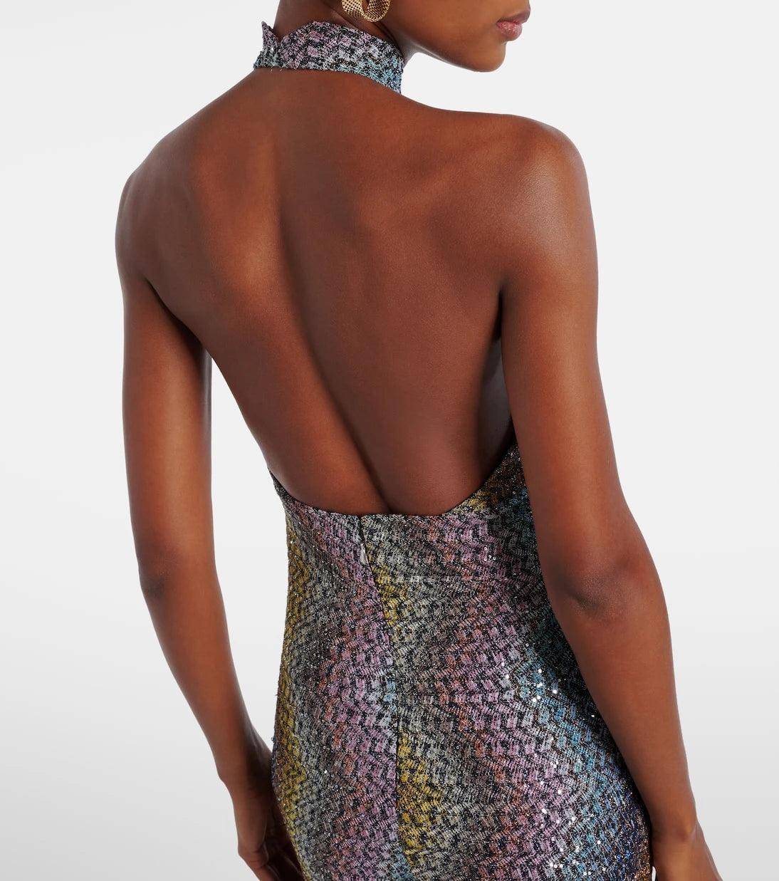 Missoni - Cutout sequined lamé gown