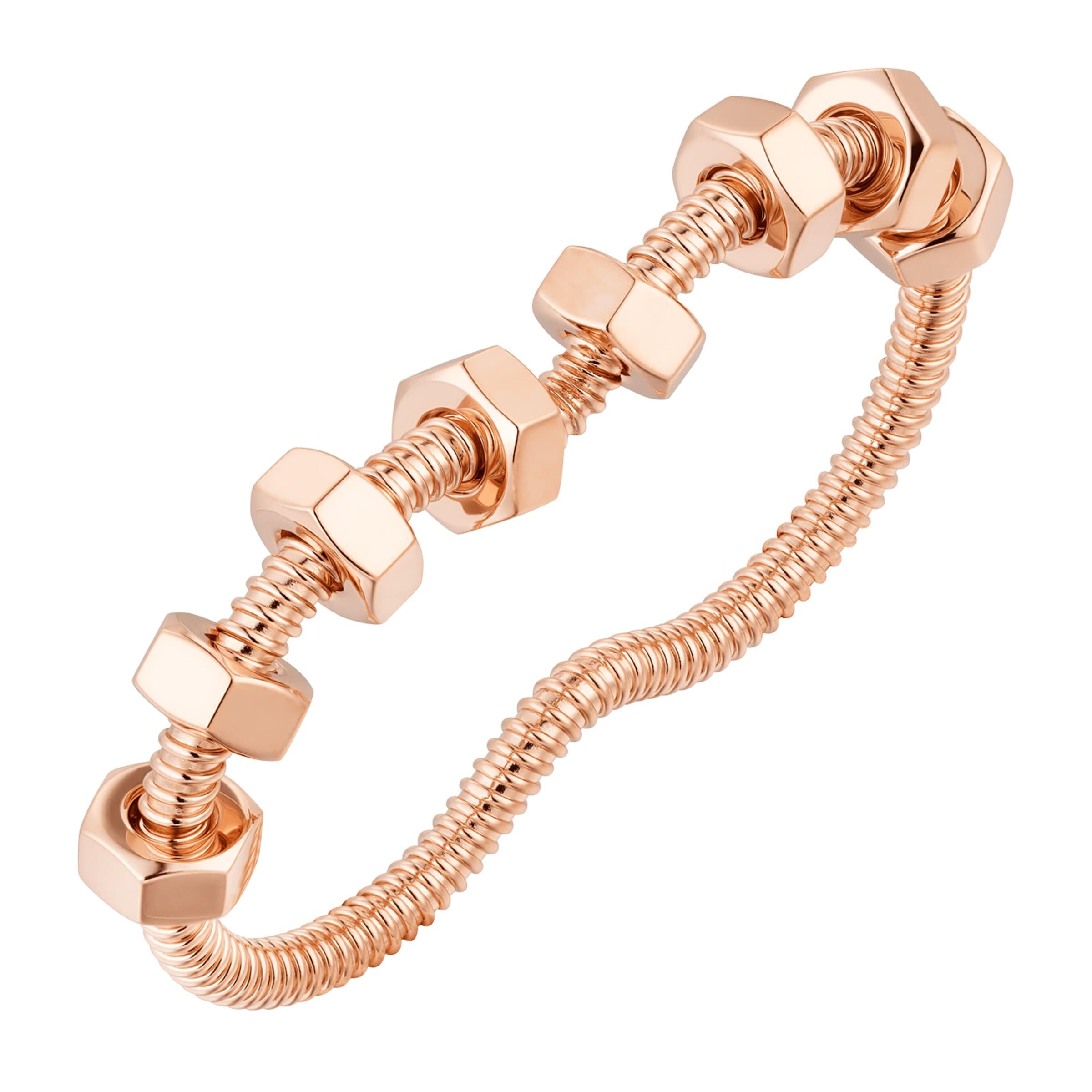 Cartier Rose Gold Écrou de Cartier Double Ring