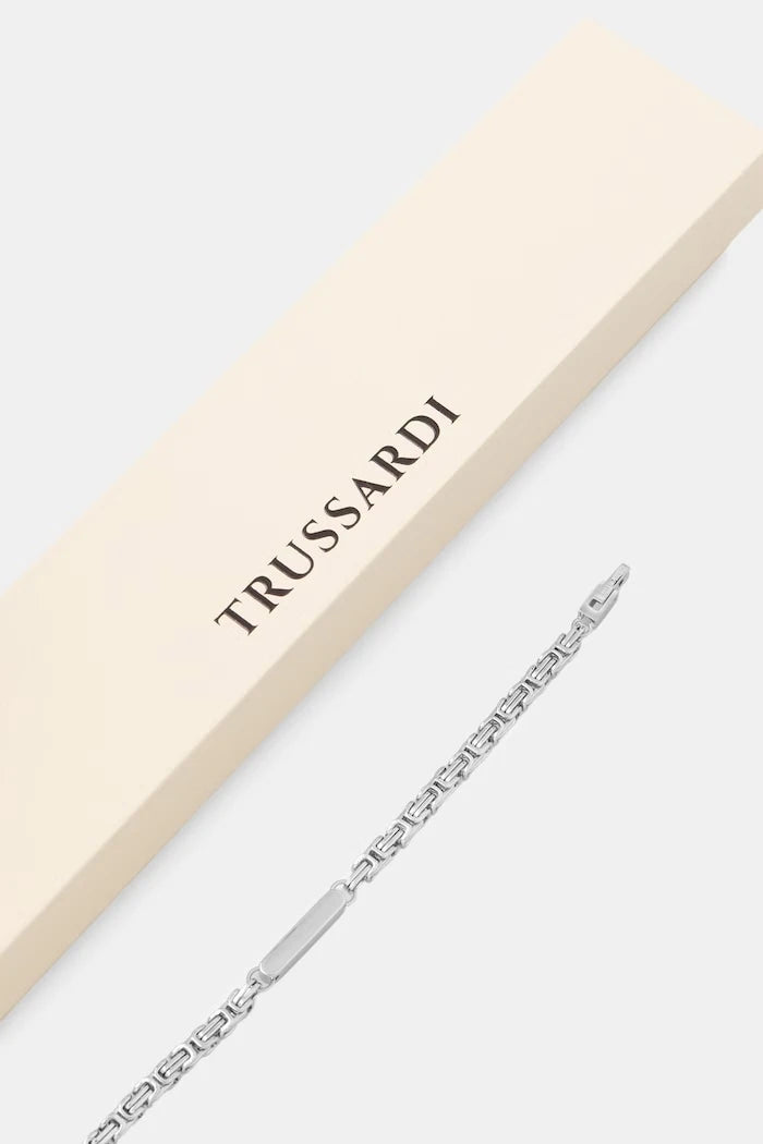 Trussardi erkek paslanmaz çelik bileklik T-STEEL