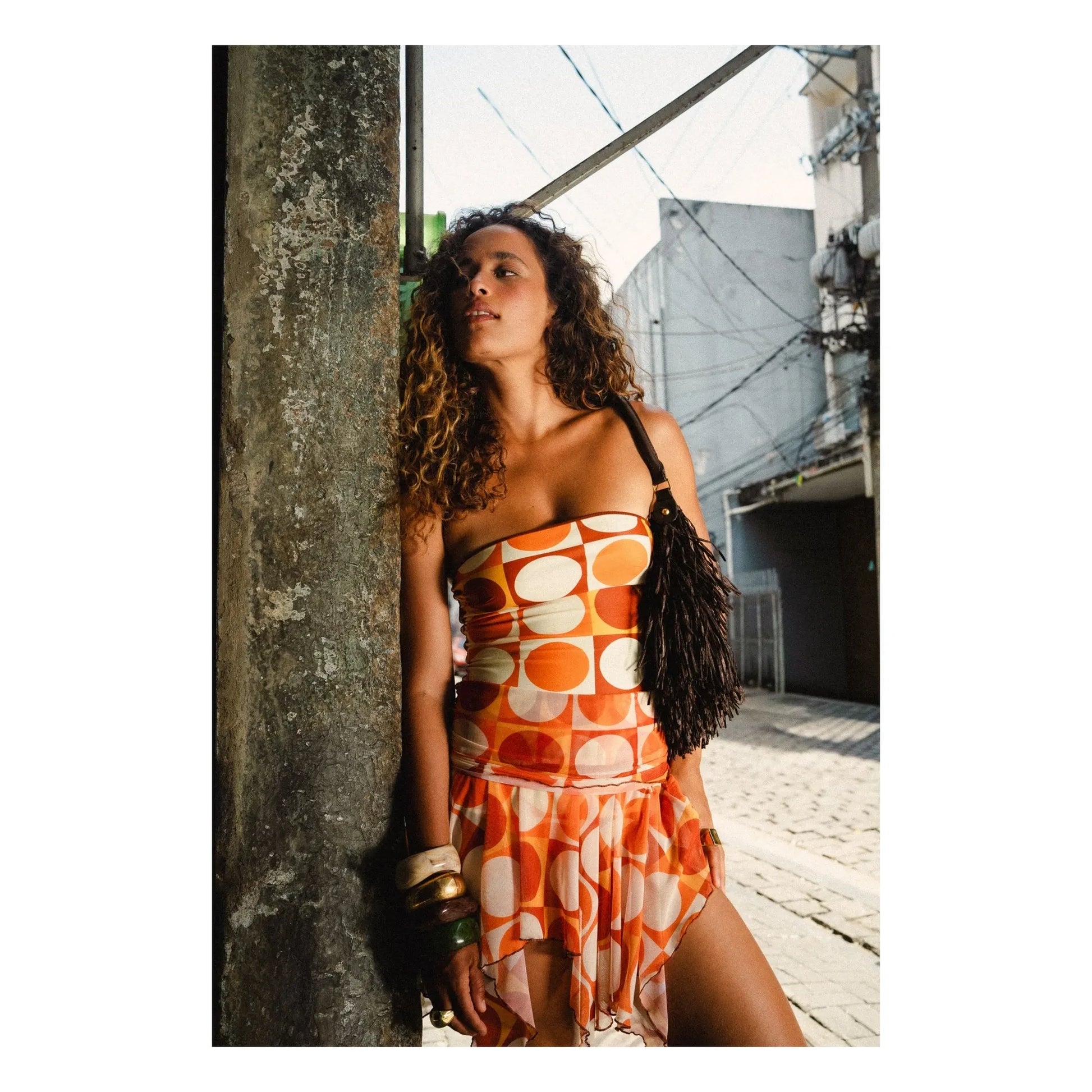 Casa Rosa - Martina skirt | Orange