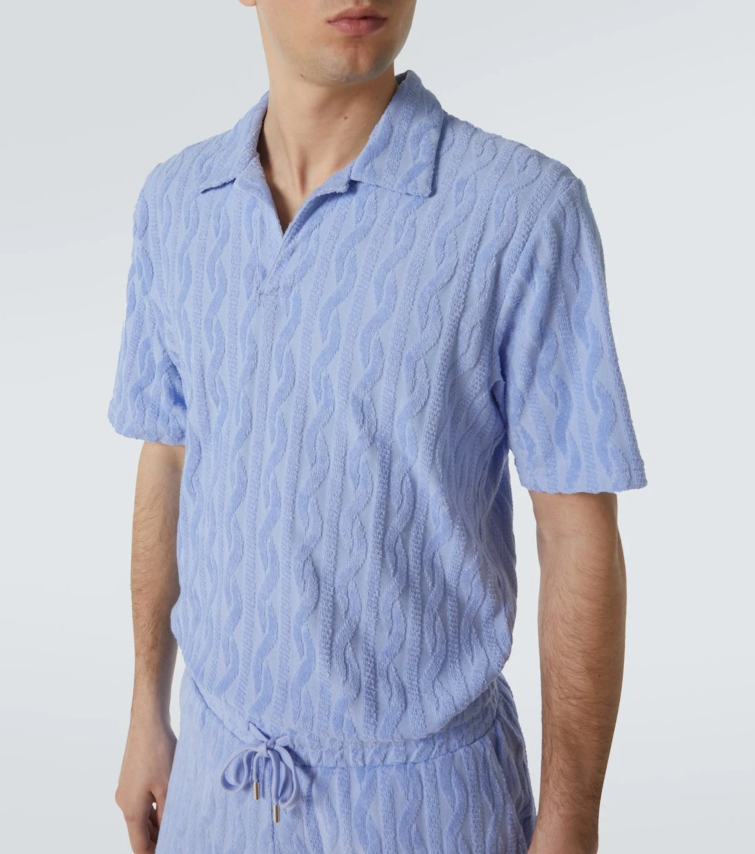 Frescobol Carioca - Faustino cotton terry polo shirt
