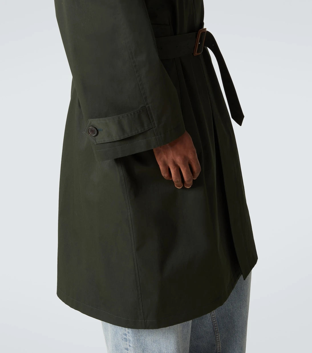 Balenciaga - Belted cotton car coat