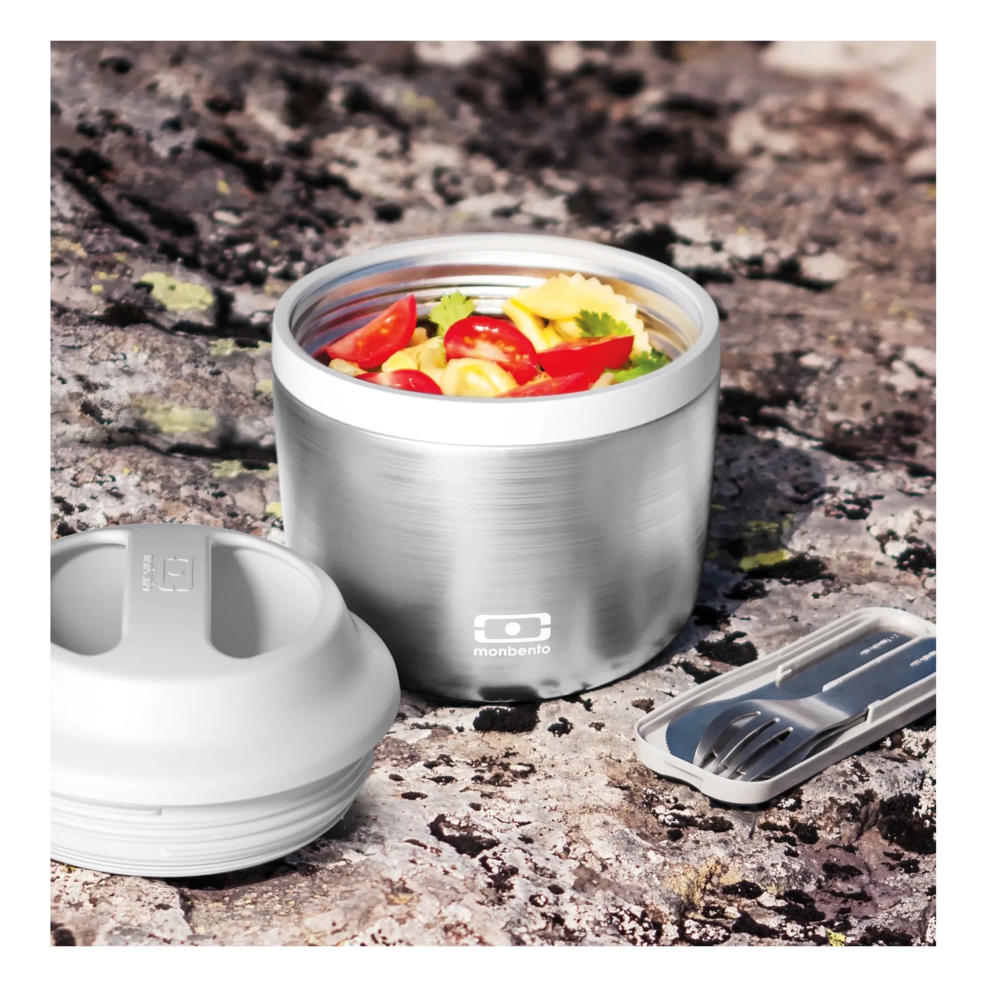 Monbento - MB Element Thermal Bento | Silver grey