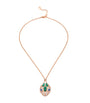 Bvlgari Rose Gold And Precious Stone Serpenti Necklace