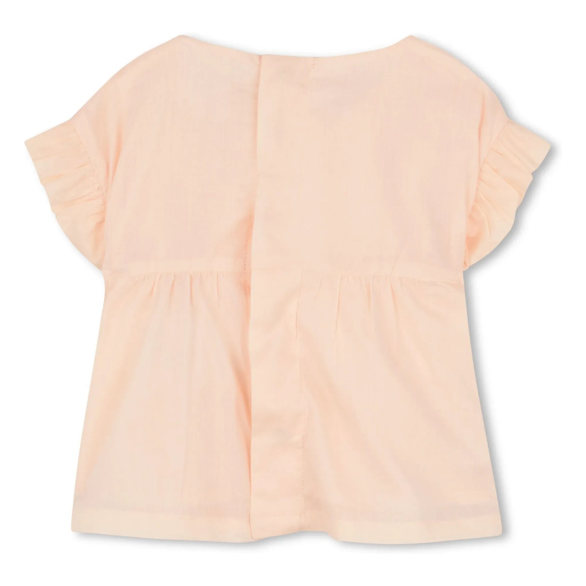 Chloé - Organic cotton blouse and bloomer set | Powder pink