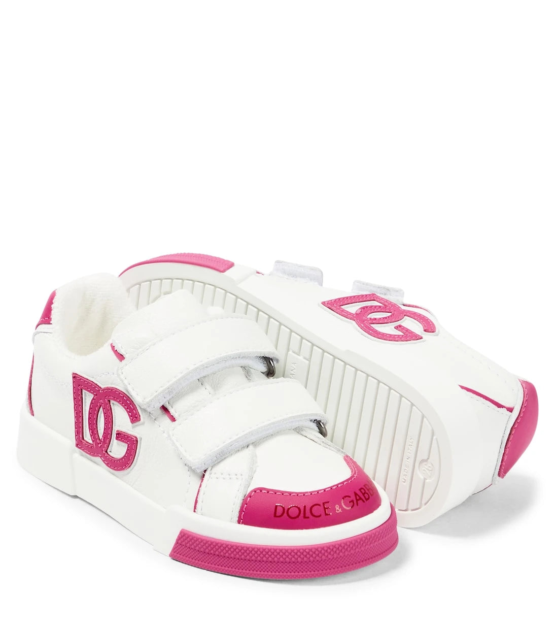 Dolce&Gabbana Kids - Logo leather low-top sneakers