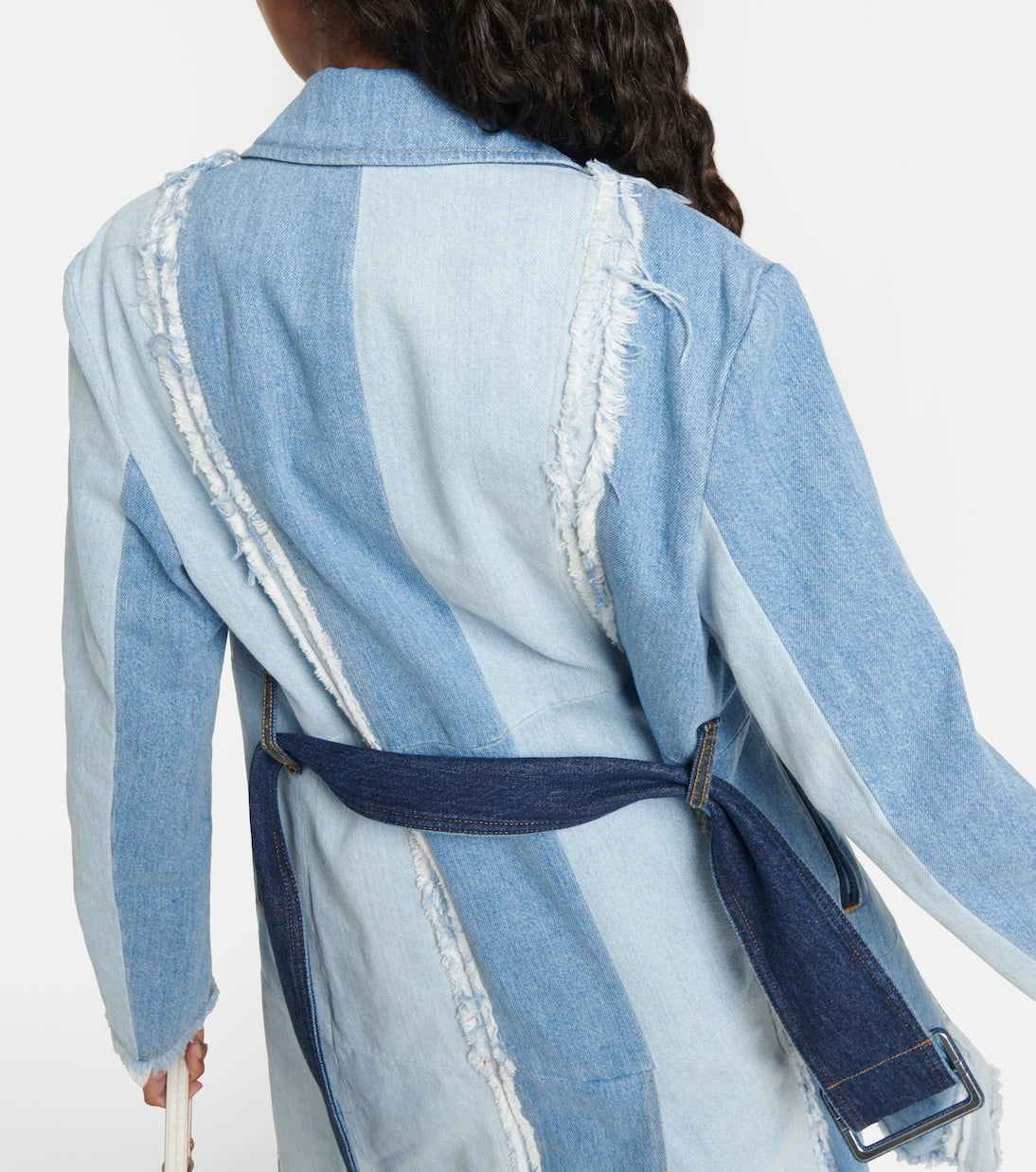 Tod's - Belted denim coat
