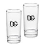 Dolce & Gabbana Casa Set of 2 DG Millennials Logo Glasses