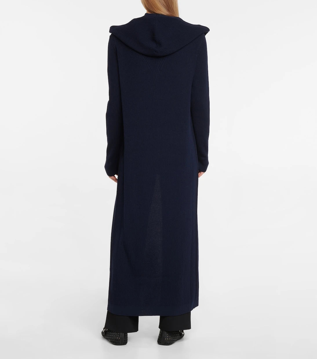 Alaïa - Hooded wool-blend cardigan