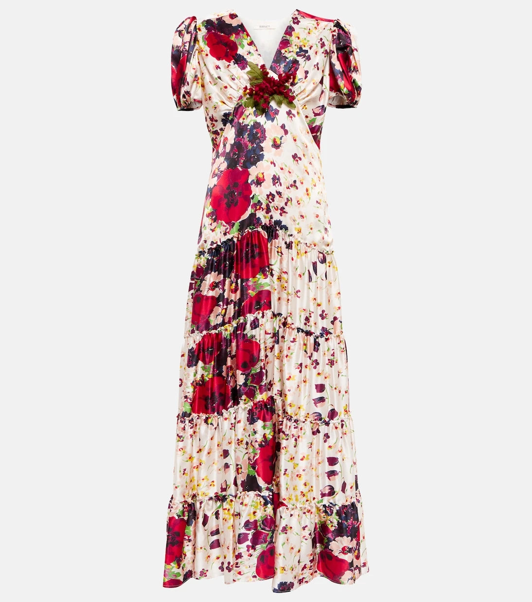 Rodarte - Floral silk charmeuse maxi dress