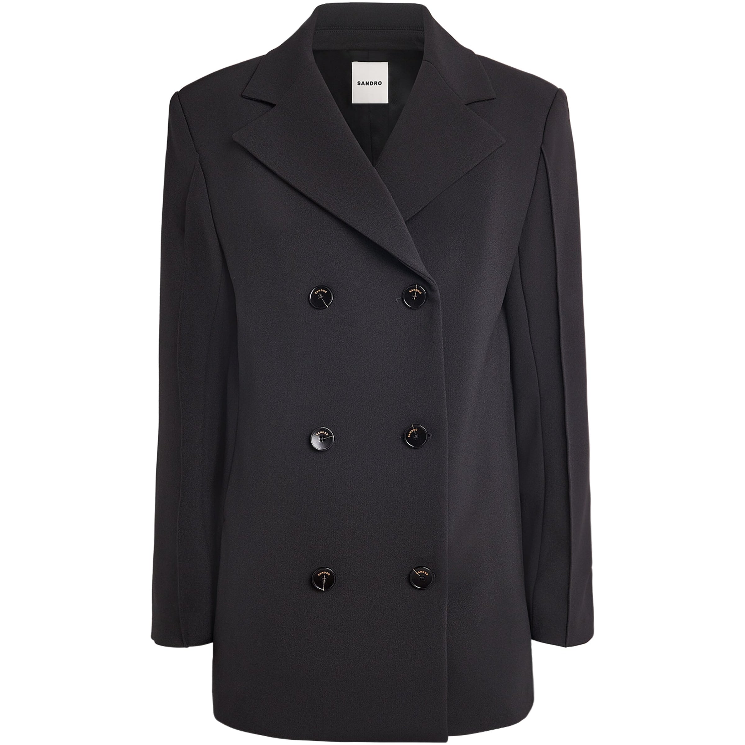 Black Double-Breasted Blazer