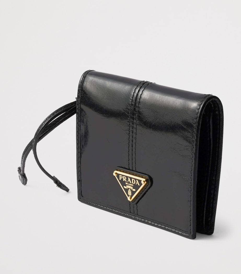 Prada Black Small Leather Wallet