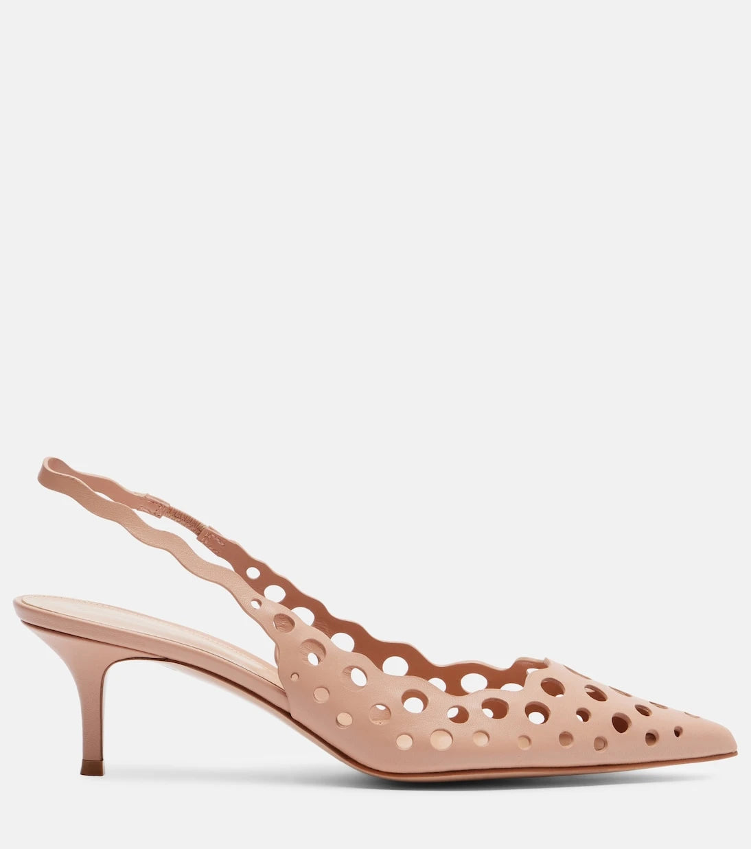 Gianvito Rossi - 55 leather slingback pumps