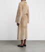 Arma Beige Shearling-Leather Reversible RIEN coat