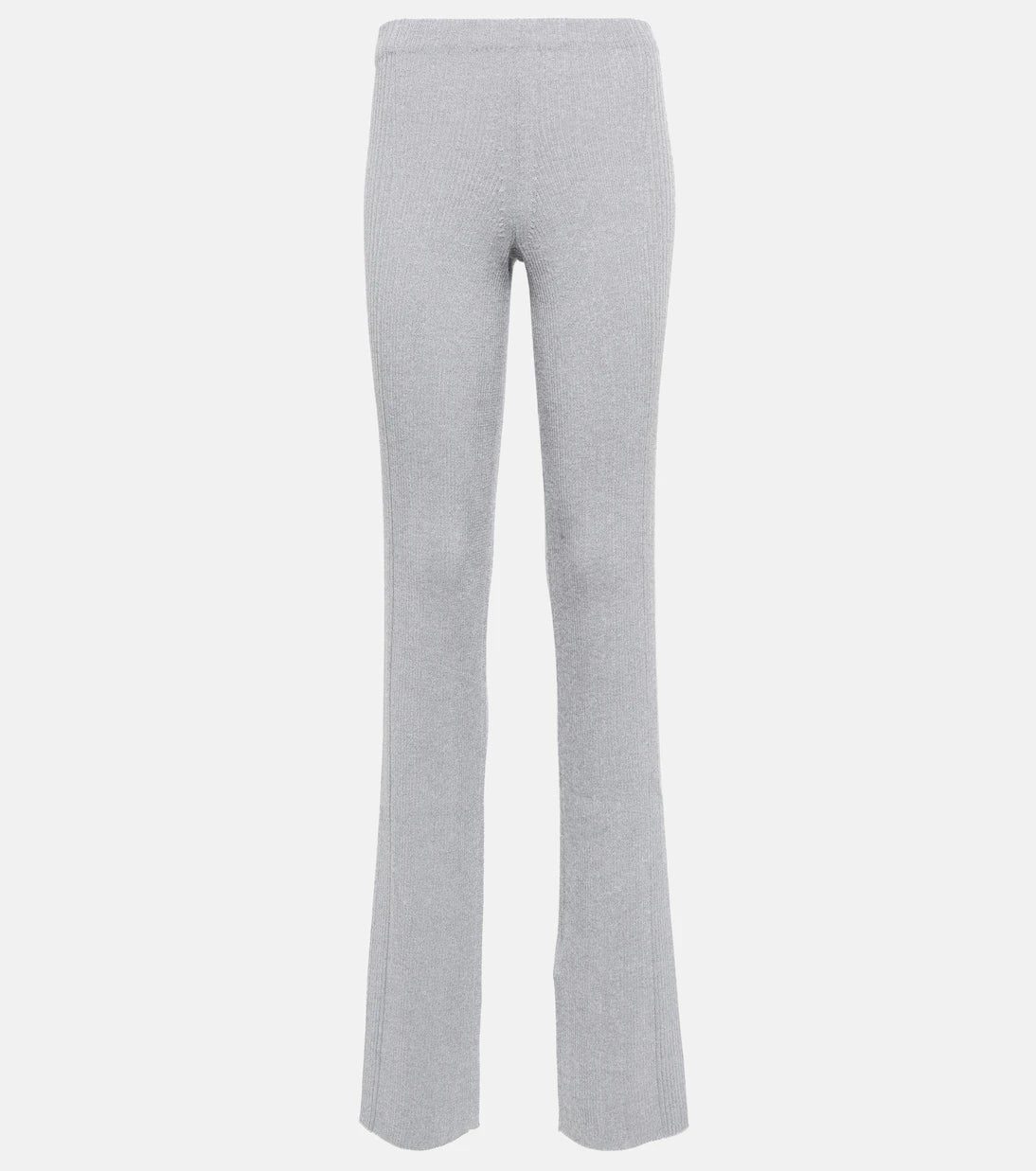 Dion Lee - Ribbed-knit mid-rise flared pants
