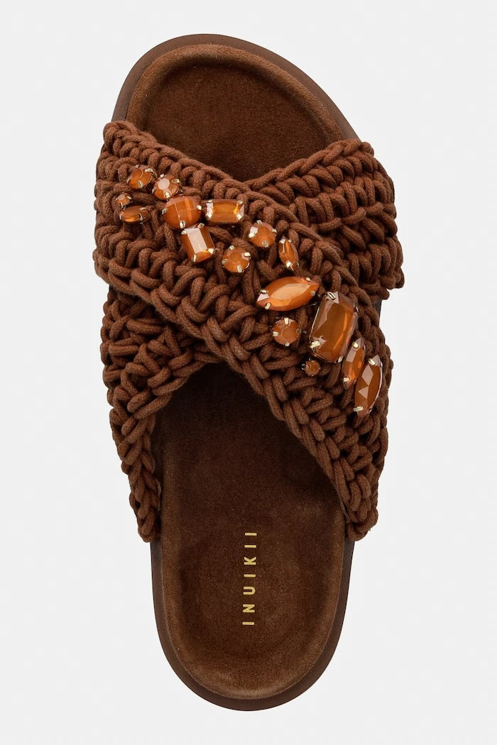 Inuikii Kadın Woven Stones Terlik
