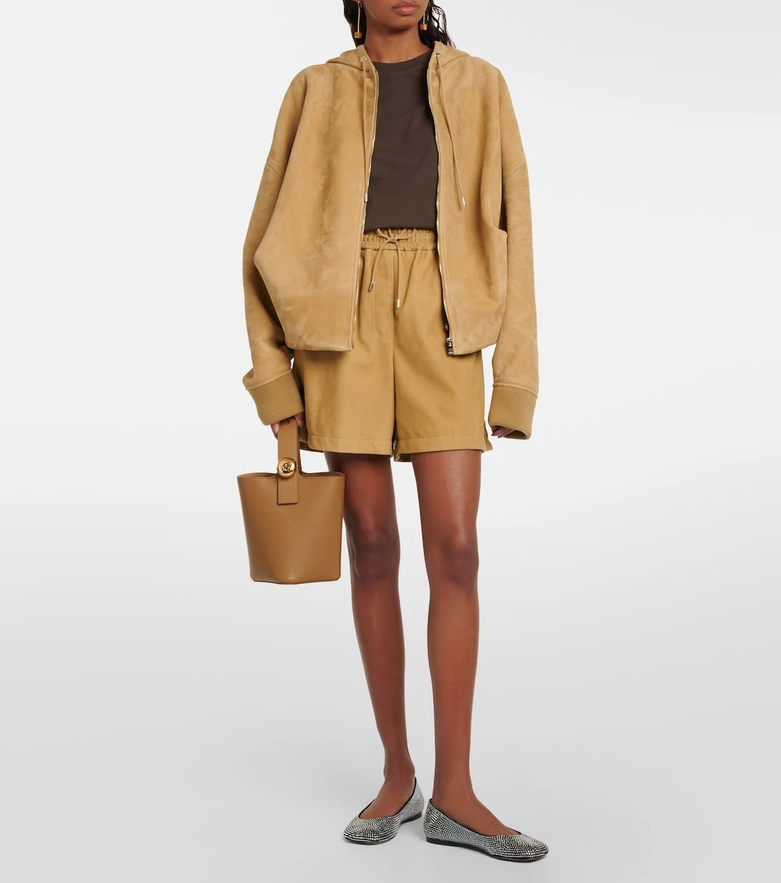Loewe - Pebble Mini leather bucket bag