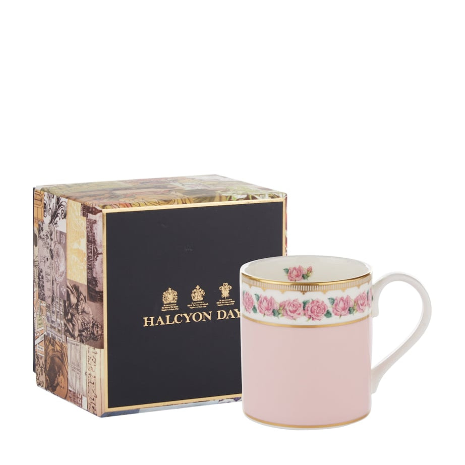 Halcyon Days Shell Garden Floral Mug