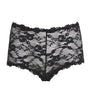 Stretch-Lace Boyshorts SOOT