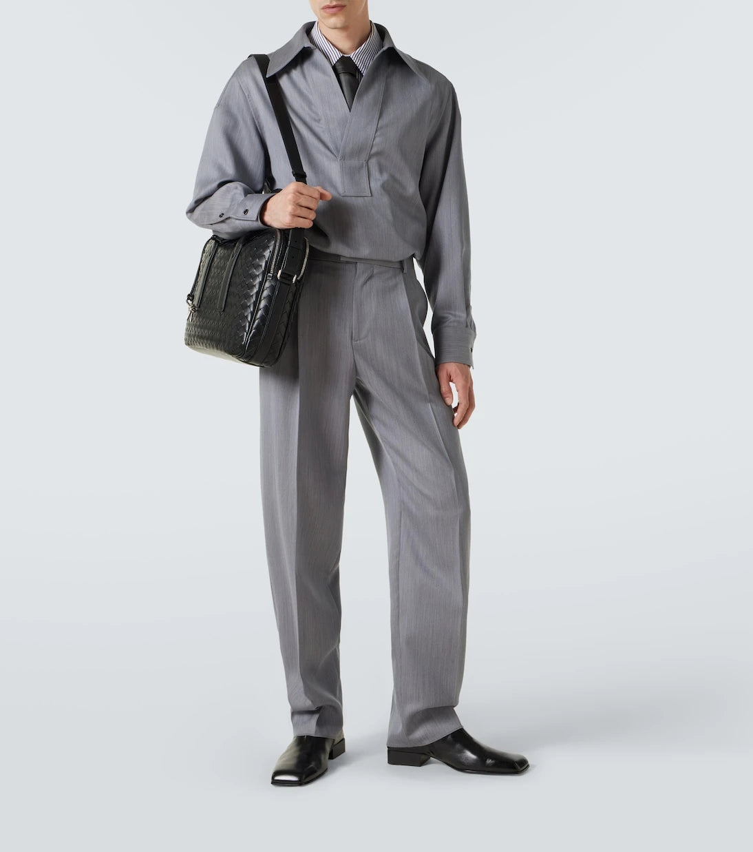 Bottega Veneta - Getaway Intrecciato leather briefcase