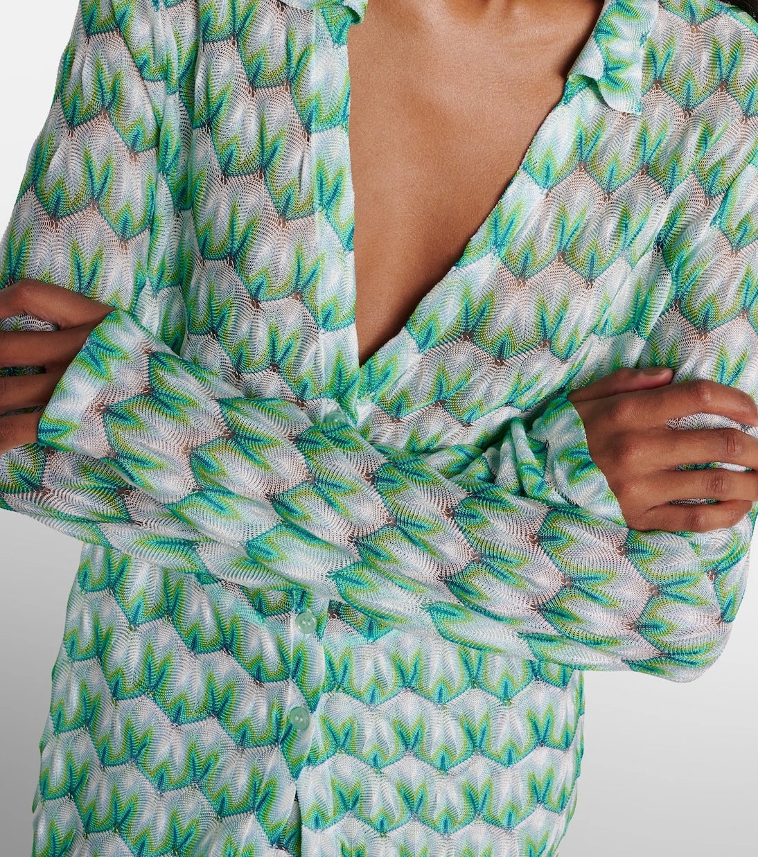 Missoni - Scalloped blouse