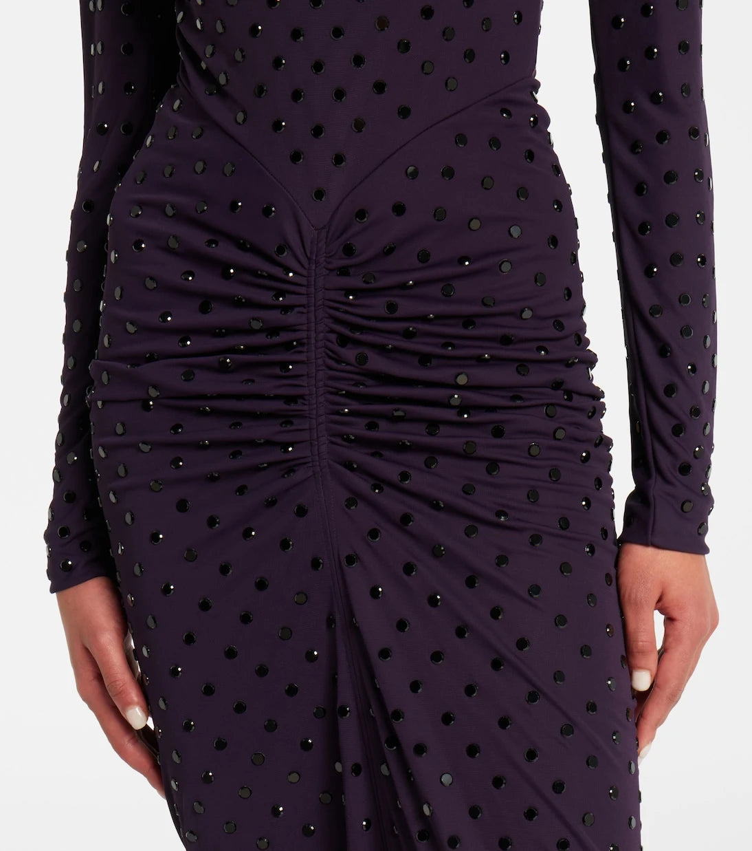 Alaïa - Embellished midi dress