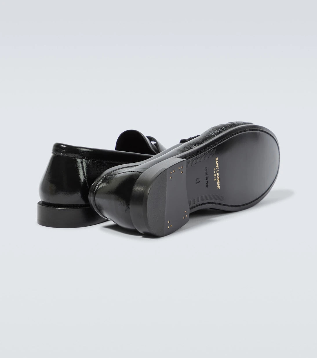 Saint Laurent - Le Loafer leather penny loafers