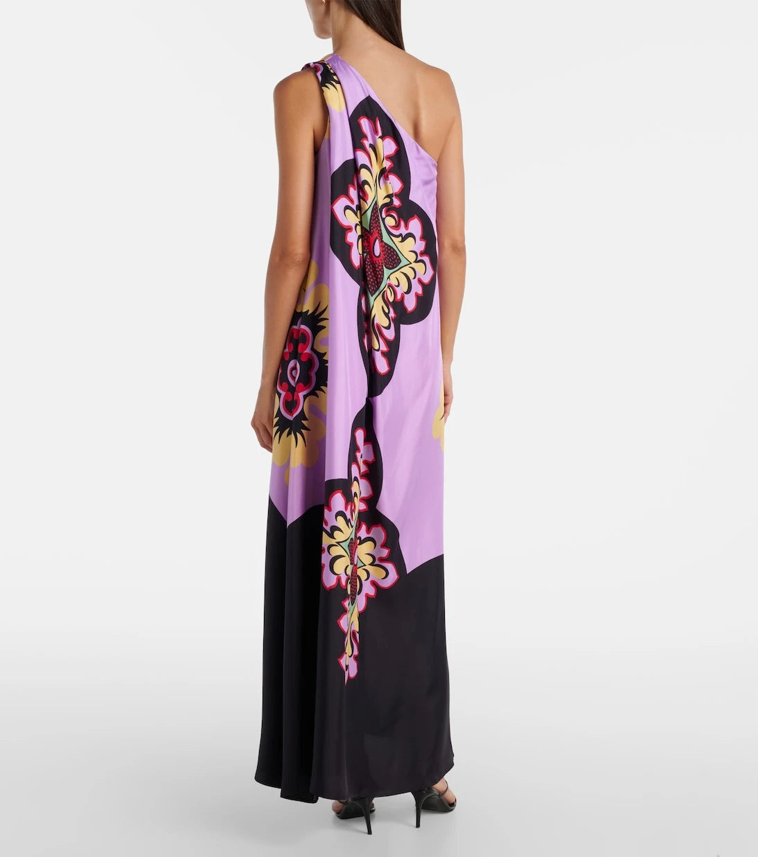 La DoubleJ - Roy printed silk twill maxi dress