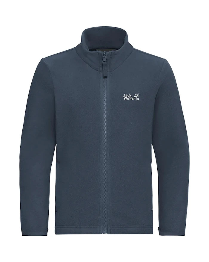 Jack Wolfskin поларен суичър за деца TAUNUS 100 FZ K