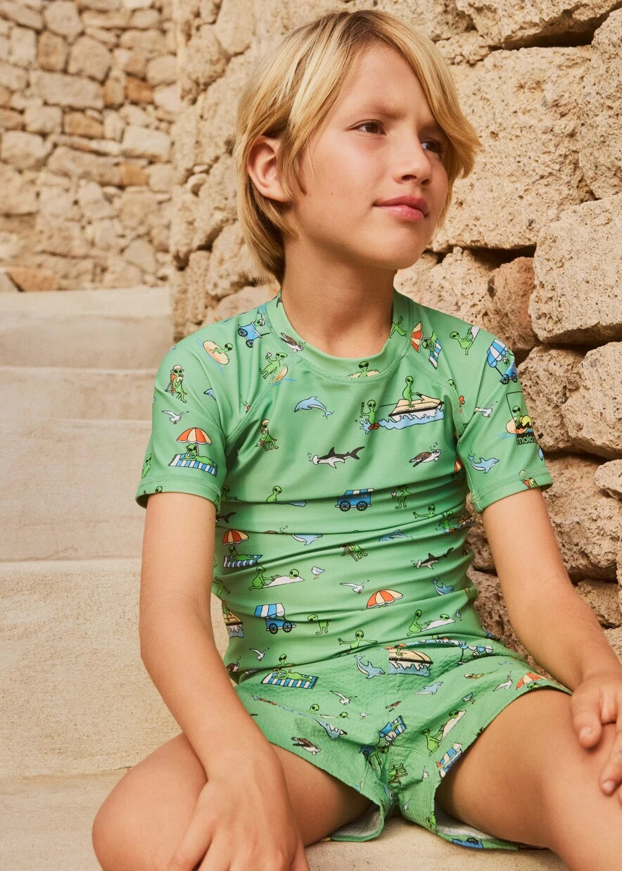 Molo - Neptune printed rashguard top