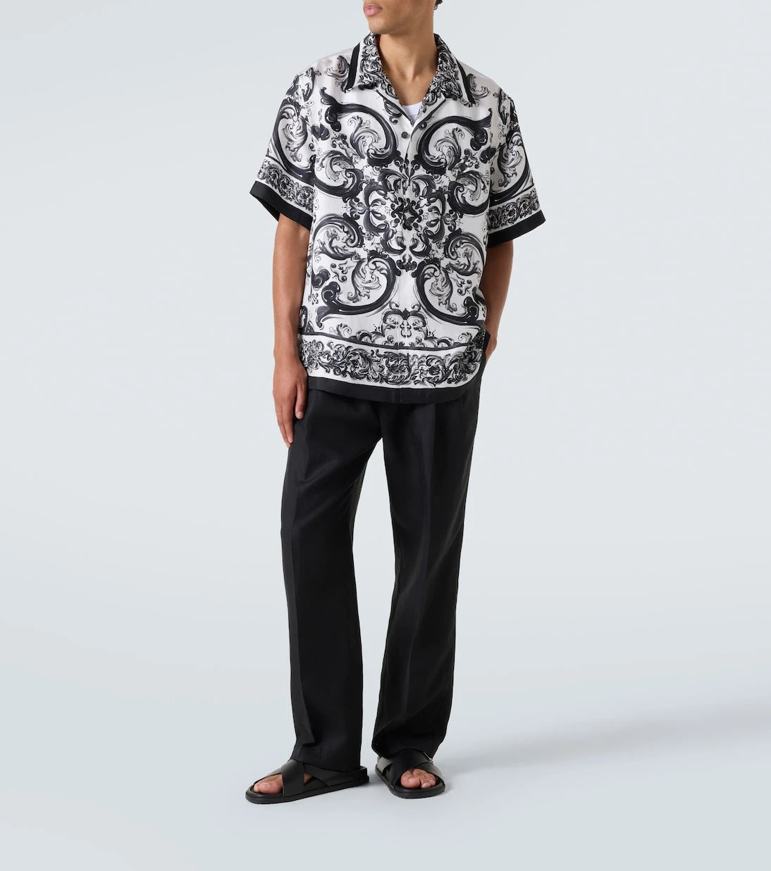 Dolce&Gabbana - Linen straight pants