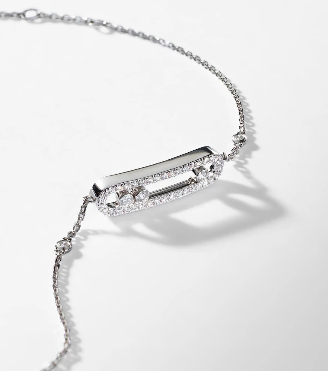Messika - Baby Move 18kt white gold bracelet with diamonds