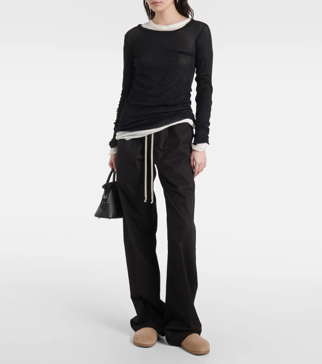 Rick Owens - Granola suede mules
