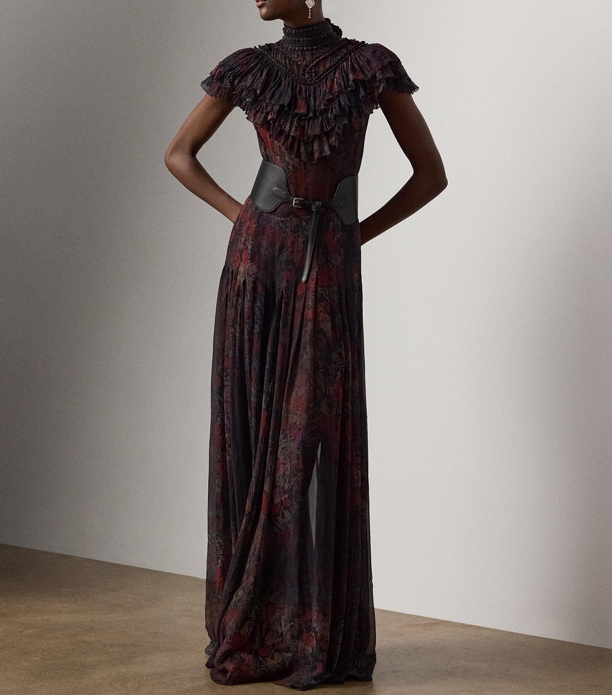 Silk Chiffon Cressida Gown