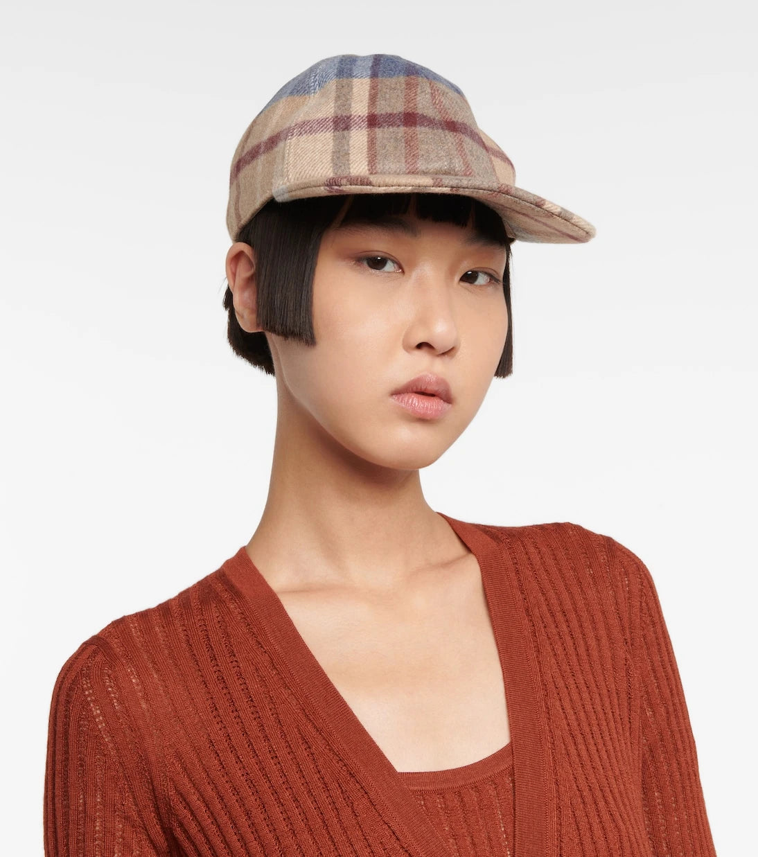 Gabriela Hearst - Plaid baseball cap