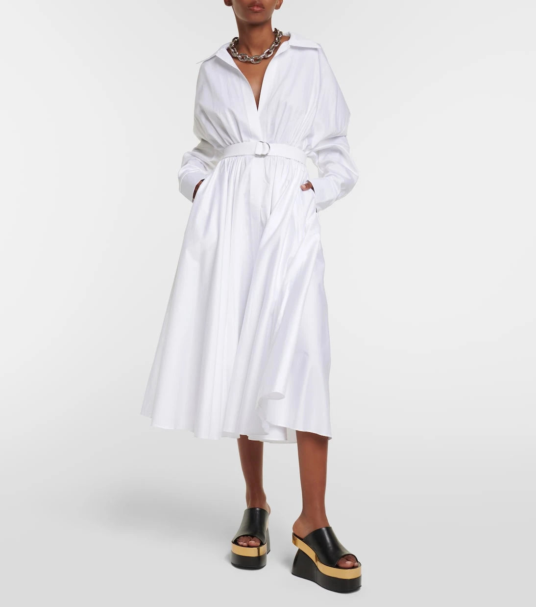 Norma Kamali - Cotton shirt dress