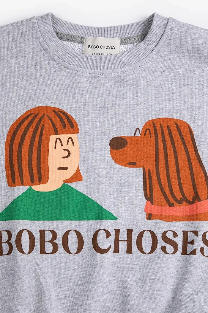 Bobo Choses Friends in a Pickle Çocuk Pamuklu Sweatshirt