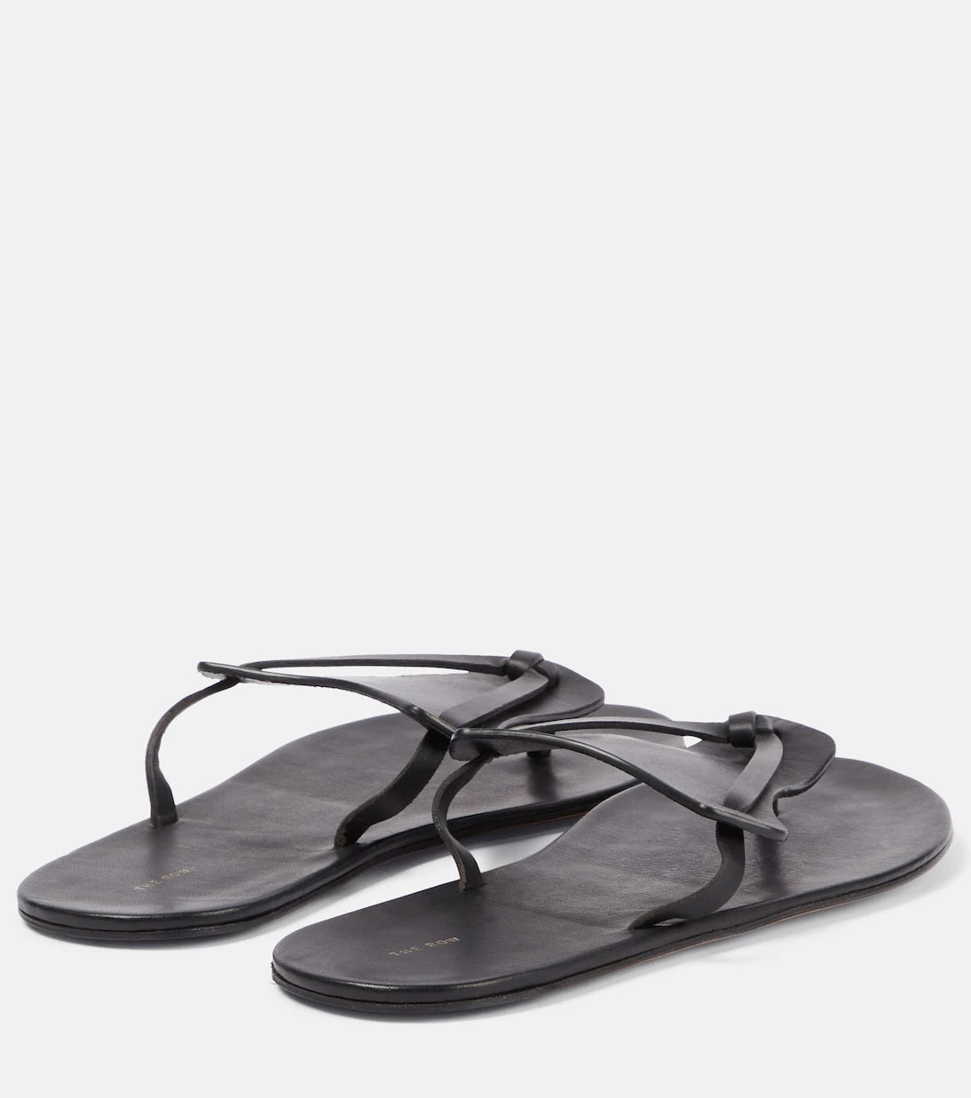 The Row - Helena leather thong sandals
