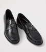 Brushed Leather Loafers