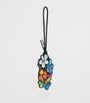 Christian Louboutin Multi Leather Flower Bag Charm