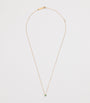 Yellow Gold, Diamond and Emerald Bold Necklace