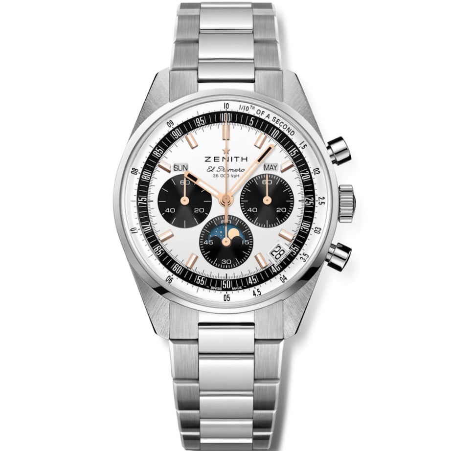 Zenith Stainless Steel Chronomaster Watch 38mm