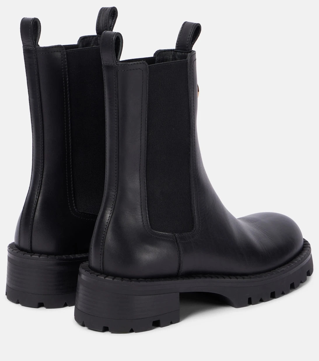 Versace - Medusa leather Chelsea boots