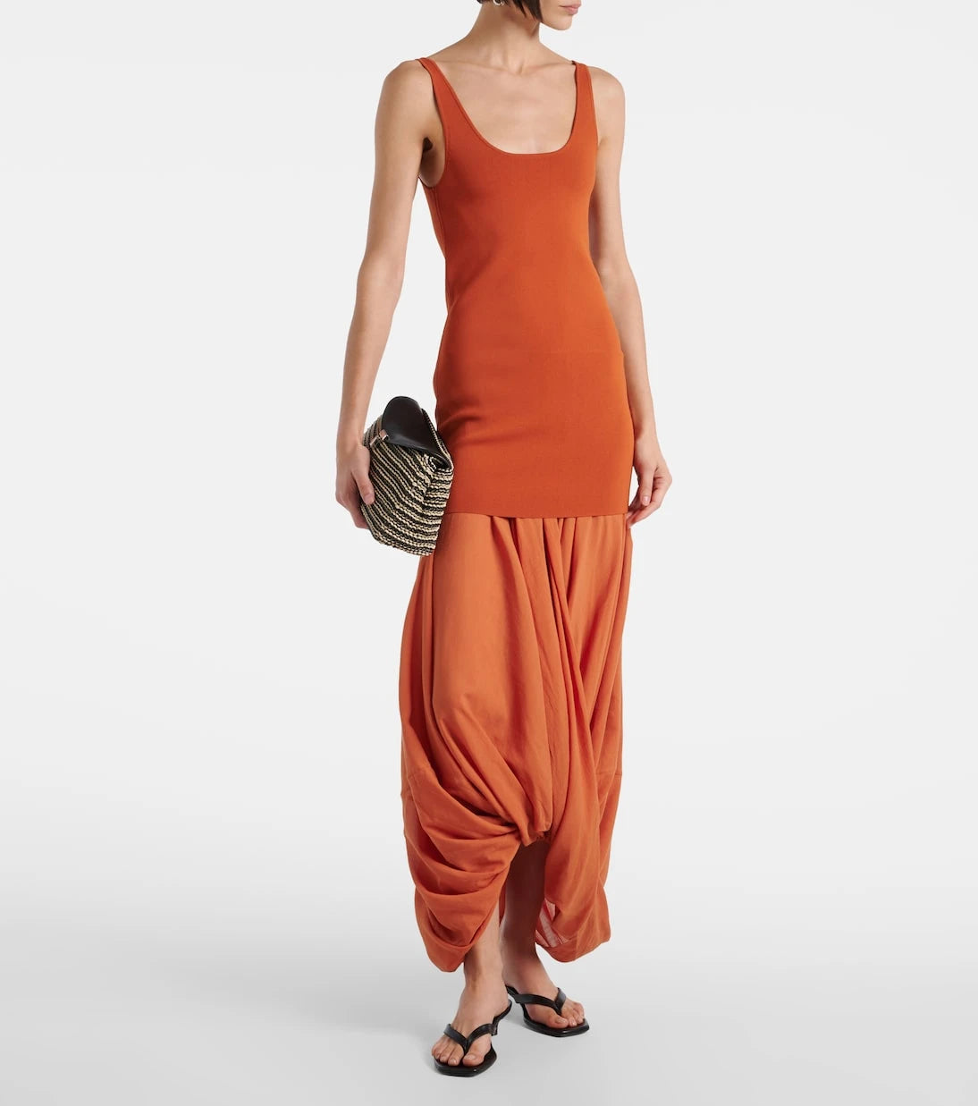 Toteme - Cocoon jersey midi dress