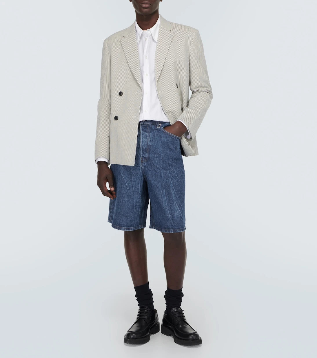 Dries Van Noten - Denim shorts