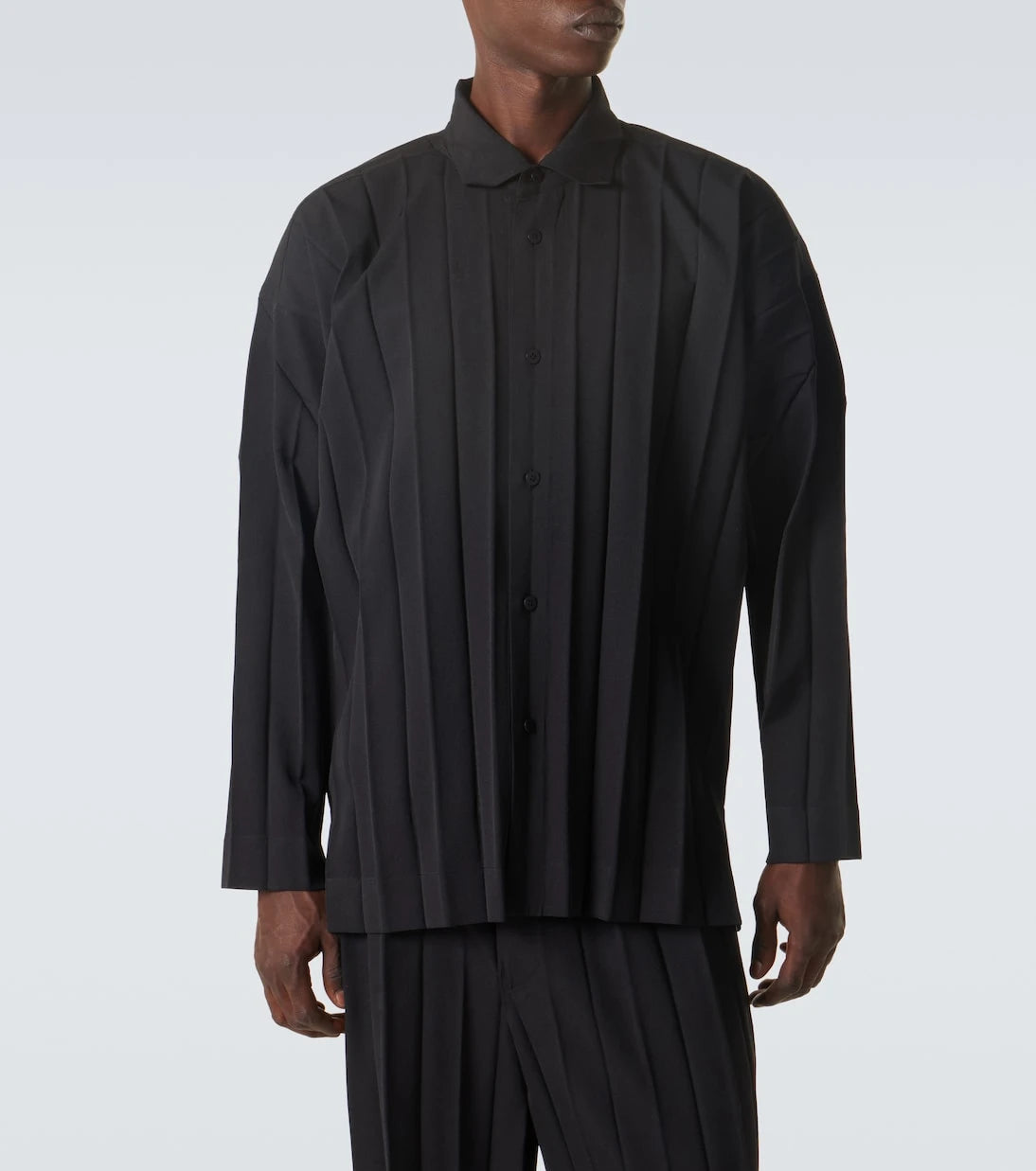 Homme Plissé Issey Miyake - Edge Ensemble pleated shirt