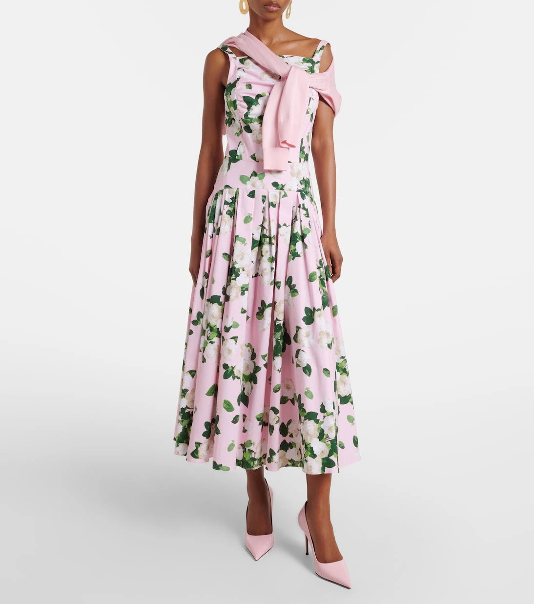 Carolina Herrera - Cropped silk and cotton cardigan